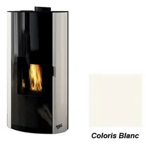 Poêle à Granulés Godin Estray 2 490345 Email Blanc 9 Kw pas cher