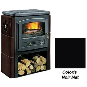 Poêle à Bois Godin Eco 2 363109 Noir Mat pas cher