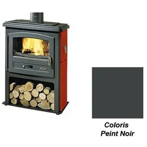 Poêle à Bois Godin Eco 2 363107 Peint Noir pas cher