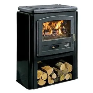 Poêle à Bois Godin Eco 2 363107 Noir pas cher