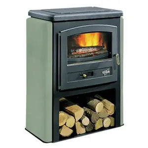 Poêle à Bois Godin Eco 2 363107 Vert Atoll pas cher