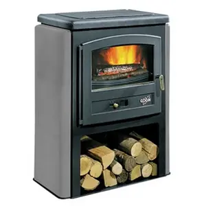 Poêle à Bois Godin Eco 2 363107 Gris Argenté pas cher