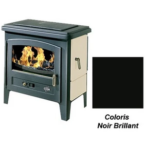 Poêle à Bois Godin Eco 2 363111 Noir Brillant pas cher