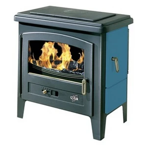 Poêle à Bois Godin Eco 2 363111 Bleu Boreal pas cher