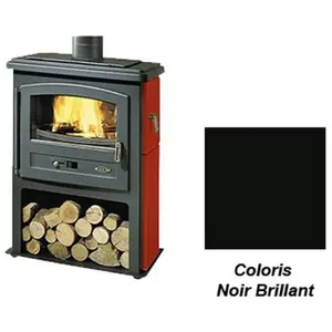 Poêle à Bois Godin Eco 2 363107 Noir Brillant pas cher