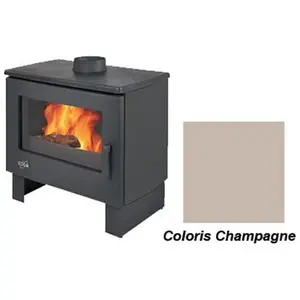 Poêle à Bois Godin Petit Chinon 2 363112 Champagne pas cher