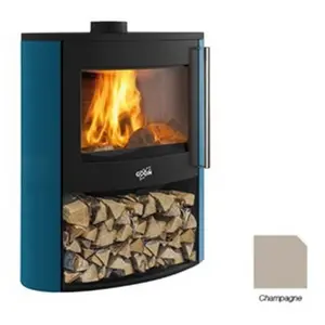 Poêle à Bois Godin Coggia Sur Bucher 388245 Champagne pas cher