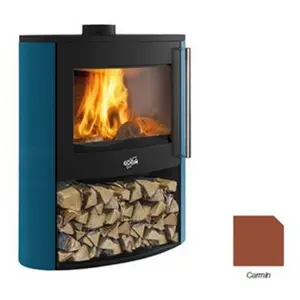 Poêle à Bois Godin Coggia Sur Bucher 388245 Carmin