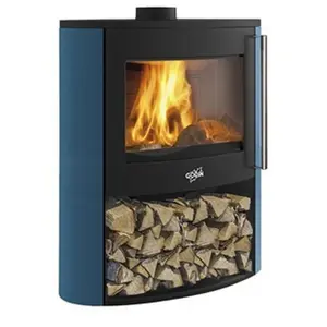 Poêle à Bois Godin Coggia Sur Bucher 388245 Bleu Boreal