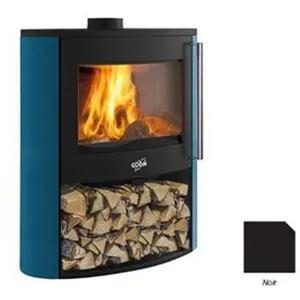 Poêle à Bois Godin Coggia Sur Bucher 388245 Noir pas cher