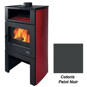 Poêle à Bois Godin Grand Chinon 2 363116 Peint Anthracite pas cher