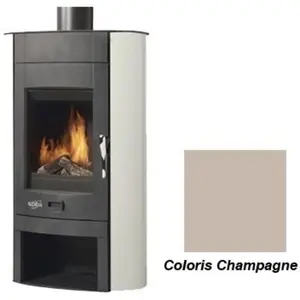 Poêle à Bois Godin Biodesign 3 369160 Champagne pas cher
