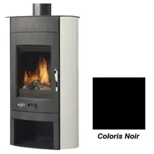 Poêle à Bois Godin Biodesign 3 369160 Noir pas cher