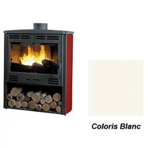Poêle à Bois Godin Grand Bois 2 368112 Blanc pas cher