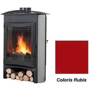 Poêle à Bois Godin Brulhaut 2 364132 Rubis