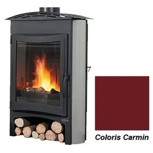 Poêle à Bois Godin Brulhaut 2 364132 Carmin pas cher