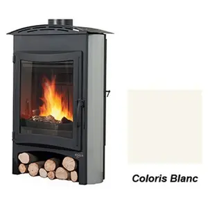 Poêle à Bois Godin Brulhaut 2 364132 Blanc