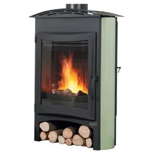 Poêle à Bois Godin Brulhaut 2 364132 Vert Atoll pas cher