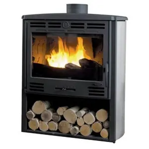 Poêle à Bois Godin Grand Bois 2 368104 Gris Argenté pas cher