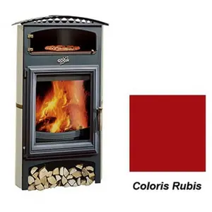 Poêle à Bois Godin Brulhaut 2 364133 Rubis pas cher