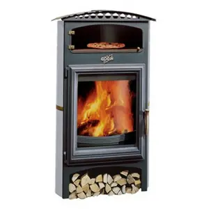 Poêle à Bois Godin Brulhaut 2 364133 Gris Argenté pas cher