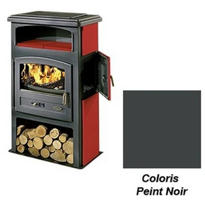 Poêle à Bois Godin Eco 2 363115 Peint Anthracite pas cher