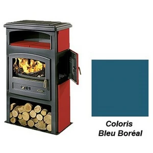 Poêle à Bois Godin Eco 2 363115 Email Bleu Boreal pas cher