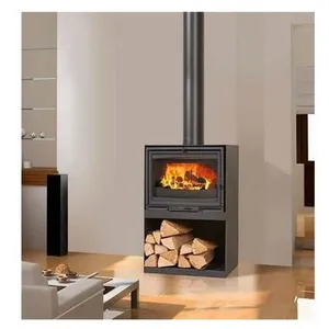 Comparateur de prix : Godin - 411104000053K-Poêle à bois Clairvoy 7kW peint noir 411104KANTH