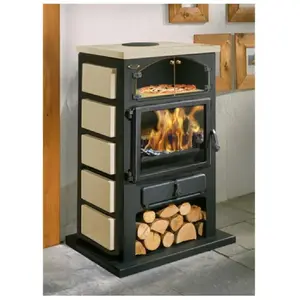 Comparateur de prix : Godin - poêle à bois fonte 12kw noir  350104000338 - chamonix 350104000338