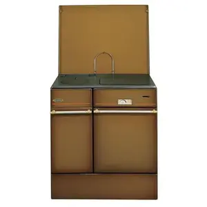Comparateur de prix : Godin Godin - Cuisinière à bois 10kw brun foncé 240162BRUNFONCE