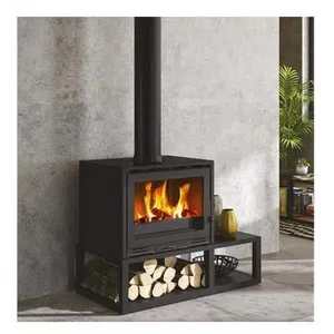 Comparateur de prix : Godin Poêle à bois fonte 10kw noir - 411109NOIR