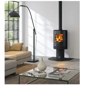 Comparateur de prix : Poêle à Bois - GODIN - 411110NOIR - 10 kW - Fonte - 70 m2