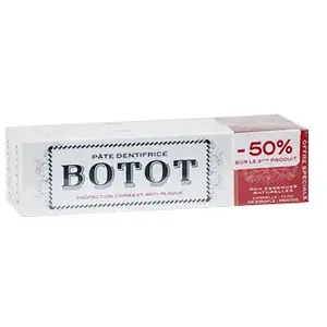 Botot Dentifrice aux essences naturelles Lot de 2 x75ml pas cher