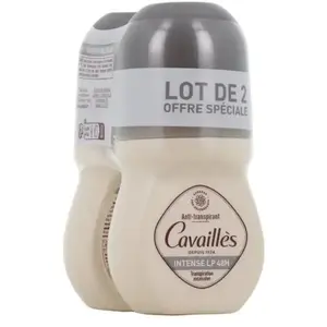 Comparateur de prix : Roge Cavailles Rogé Cavaillès Anti-Transpirant Intense-LP Roll-On Lot de 2 x 50 ml