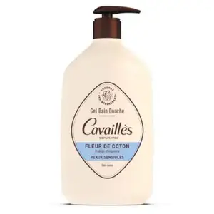 Comparateur de prix : Rogé Cavaillès Gel Bain et Douche Fleur de coton Peaux sensibles 1L