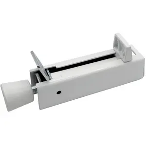 Ibfm - Cale-porte à pédale pour porte lourde 60kg verni blanc 238 pas cher