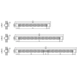 Renson Grille plat interieur SPL H20 LG475 brun - RENSON - 478303