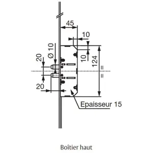 Comparateur de prix : Serrure 5 points série 5700 SPN1 2040X18 écart de pene 20mm A2P Vachette 18424000