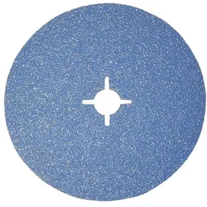 Boîte de 25 disques fibre de zirconium 125mm grain 60 Hanger 150021 pas cher