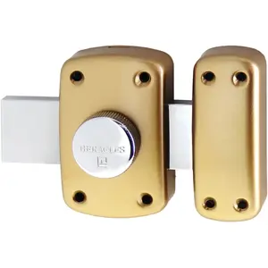 Comparateur de prix : Heracles - Verrou à bouton 5 goupilles 5G cylindre 40mm 4 clés C5-10020401