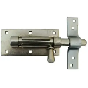 Mermier - Verrou de box porte cadenas renforcé bichromaté M-467163 pas cher