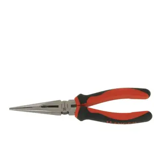 Pince à bec demi-rond 200 mm - HANGER - 231004 pas cher