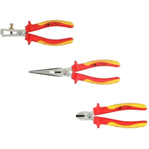 Comparateur de prix : Jeu de 3 pinces isolées 1000v - hanger - 231098