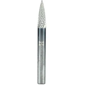 Comparateur de prix : Fraise carbure ogive pointue 6 x 18mm longueur 58mm - HANGER - 151406