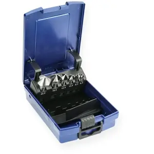 Comparateur de prix : Coffret de 6 fraises à chanfreiner HSS - HANGER - 154901