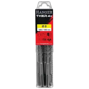 Comparateur de prix : Hanger 10 forets béton SDS Plus 4 taillants THOR -