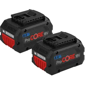 Pack  2 batteries 18 V ProCORE 8.0 Ah BOSCH