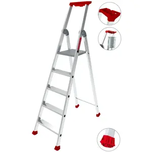 Comparateur de prix : Hanger - Escabeau aluminium 'MaxiBat' 7 marches 100204