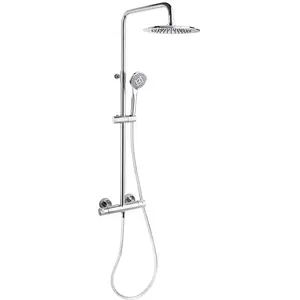 Comparateur de prix : GARIS Colonne de douche thermostatique THESSALYS 3 jets Ø240 - - H02-COL-THM