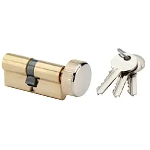 Comparateur de prix : Ronis - Cylindre à bouton finition laiton poli B30x30mm 120300